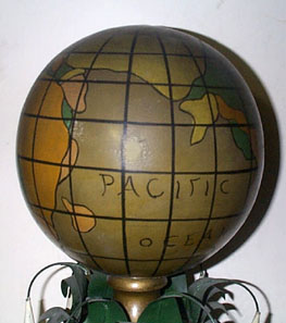 detail: terrestrial globe