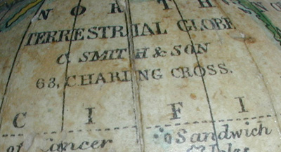Masonic Pair Cartouche Detail