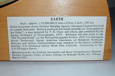 detail: Earth label