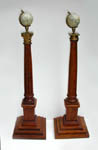 Masonic Globe Pair