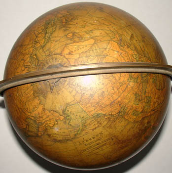 Andrews 8-Inch Terrestrial Globe detail