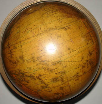 Andrews 8-Inch Terrestrial Globe detail