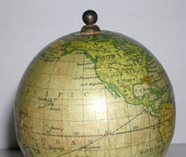 George Philip and Son 3-Inch Terrestrial Globe