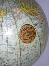 Rand McNally table globe