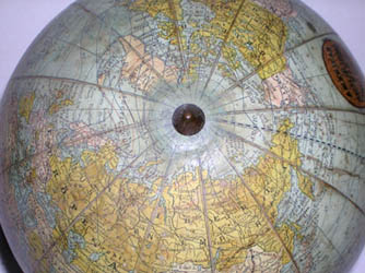 Rand McNally table globe