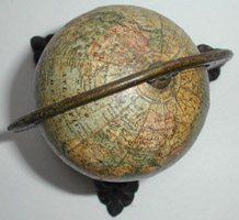 Top of globe
