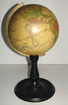 Gilman Joslin, Boston, Ten-Inch Table Globe on Ebonized Stand