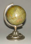 Rand McNally 3-Inch Terrestrial Paperweight Table Globe