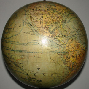 J. Forest 9-inch terrestrial table globe