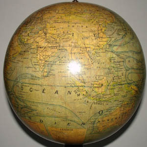 J. Forest 9-inch terrestrial table globe