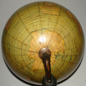 Detail of C.S. Hammond 8-Inch Terrestrial Table Globe