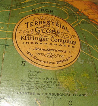 Kittinger 8-Inch Table Globe