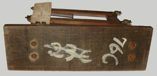 Detail of model from underneath