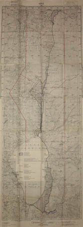Israeli-Syrian Armistice Agreement map