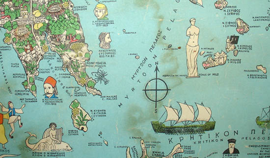 Encyclopedic Map of Greece