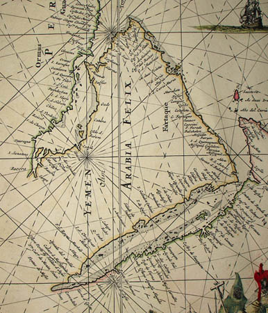 Detail of Arabian Peninsula