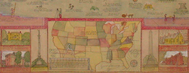 Historical Map of Virginia