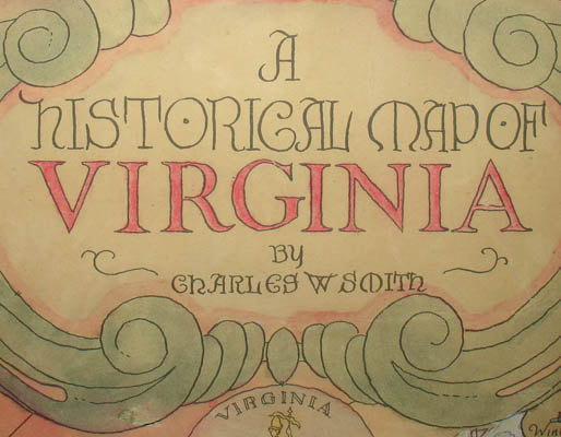 Historical Map of Virginia