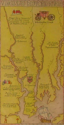 Historical Map of Virginia