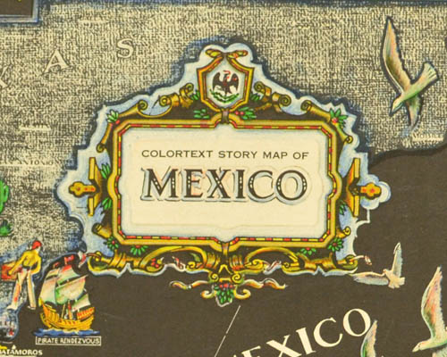 Colortext Story Map of Mexico Detail