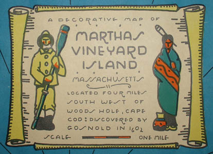 Map of Martha's Vineyard