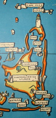 Map of Martha's Vineyard