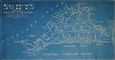 Swift's Map of Martha's Vineyard