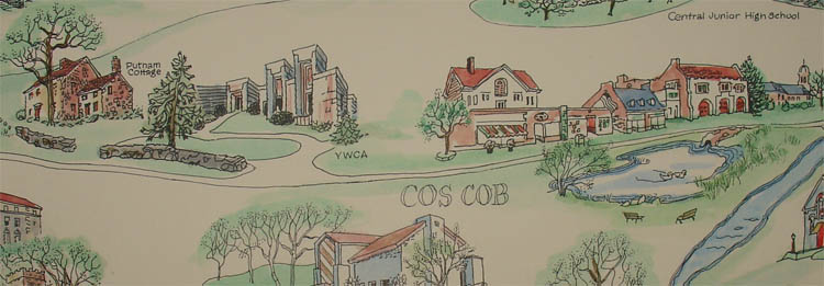 George Glazer Gallery - Antique Maps - Town of Greenwich