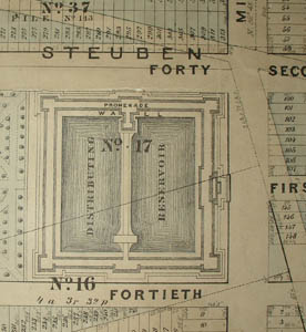 Large Map of Midtown Manhattan