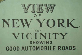 Nostrand Bird's-eye view Map of New York and Vicinity