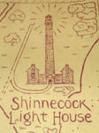 detail of Shinnecock Lighthouse
