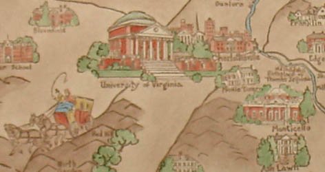 Detail of Albemarle Map