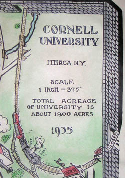Cornell Pictorial Map