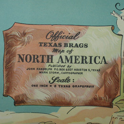 Texas Brags Map