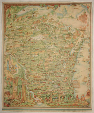 Wisconsin State Parks map