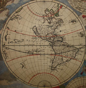 Western Hemisphere Map