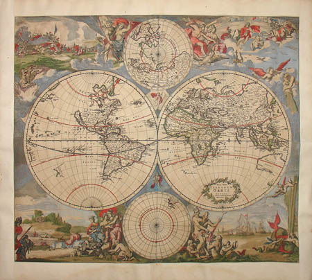 Double Hemisphere Map