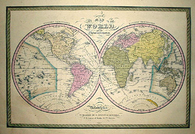 A New Map of the World on the Globular Projection