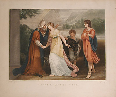 Caleb et Axa sa Fille