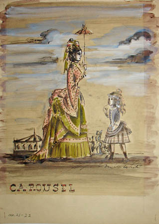 Carousel No. 21-22, original costume design