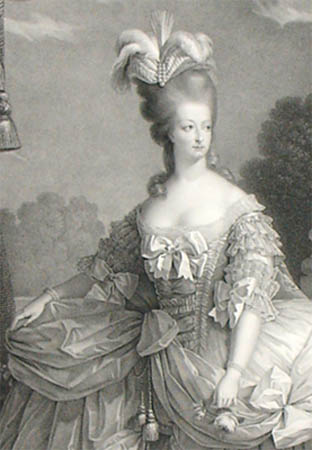 Detail of Marie Antoinette