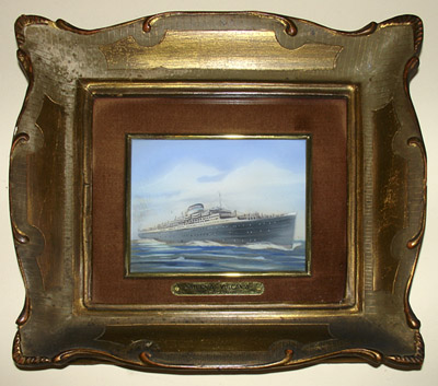 Saturnia-Vulcania framed painting