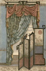 Japanese-influenced room decor