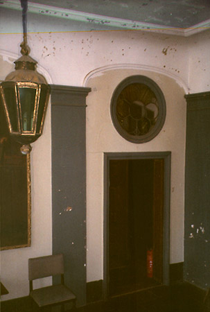 Round window over doorway