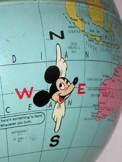 George Glazer Gallery - Antique Globes - Rand McNally Disney Globe