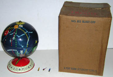 George Glazer Gallery - Antique Globes - Replogle Space Game George Glazer Gallery - Antique Globes - Replogle Space Game