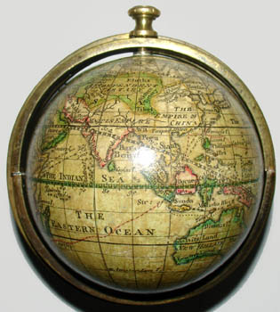 Ferguson pocket globe detail