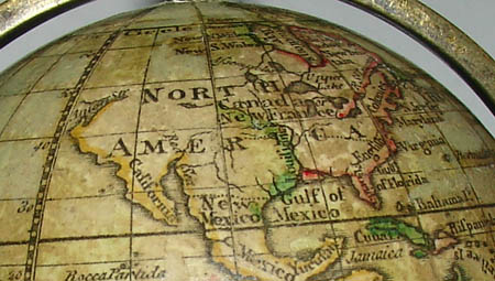 Ferguson pocket globe detail