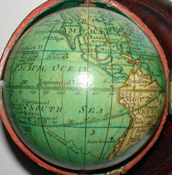 Nicolas Lane pocket globe detail