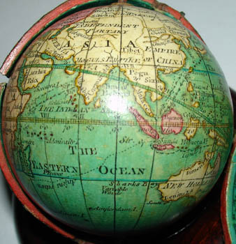 Nicolas Lane pocket globe detail